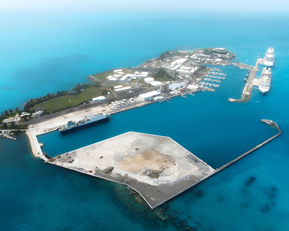 2017 America’s Cup 'Cross Island' Land Reclamation, Bermuda