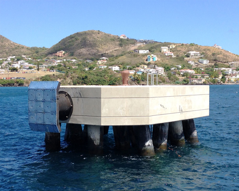 Saint Kitts Deepwater Port Dolphin Construction